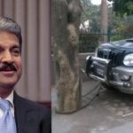 बाबो! पठ्याने लॉकडाऊनमध्ये स्कॉर्पिओ साखळीने बांधली झाडाला, आनंद महिंद्रा म्हणाले…