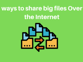 Best ways to share big files