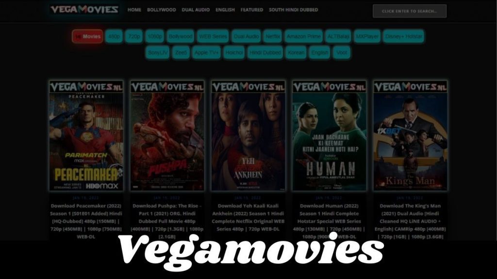 Vegamovies 2022: Download Free Movies and Web Series