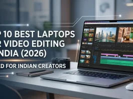Apple MacBook Pro 16-inch M4 best laptop for video editing in India 2026