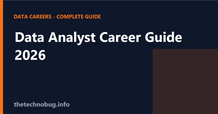 Data analyst career guide 2026 how to become one